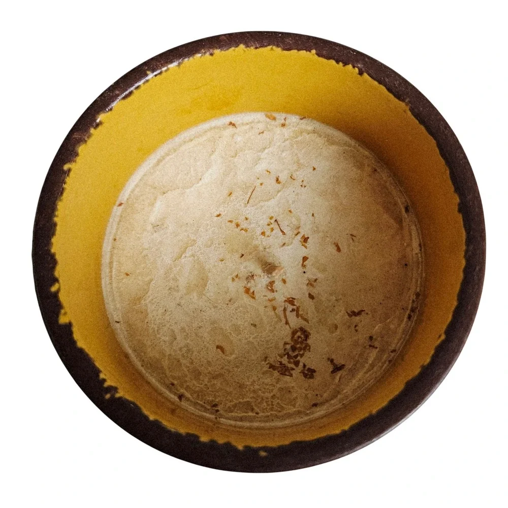 Swan Creek Candle Co Honey Soaked Apples Yellow Ceramic Soy Wax Candle 16oz Boho